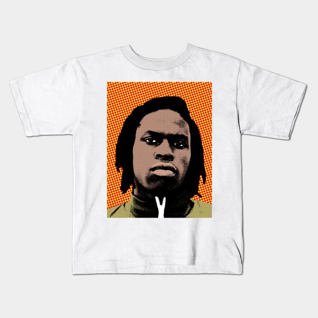 daniel caesar style pop art Kids T-Shirt by soundofpopart